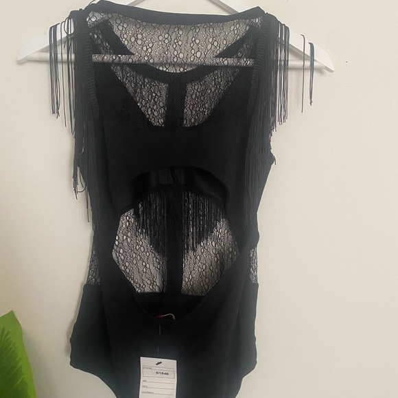 Festival Fringe and Lace Bodysuit - Picture 9 of 9